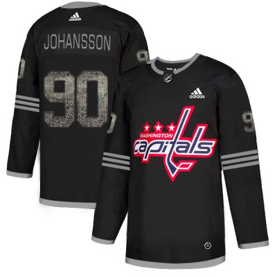 Adidas Washington Capitals #90 Marcus Johansson Black Authentic Classic Stitched NHL Jersey